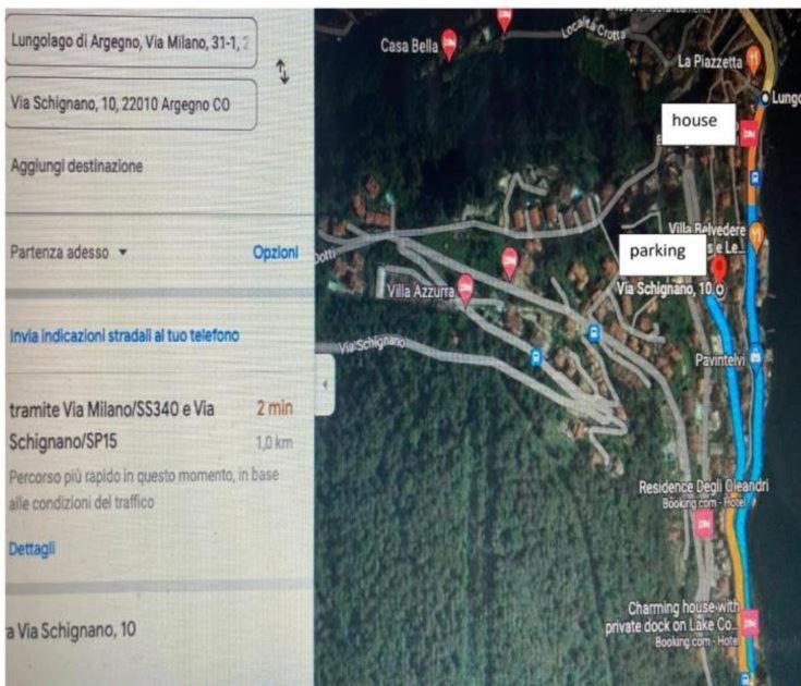 Una Finestra Sul Lago Argegno Eksteriør bilde